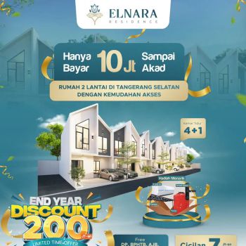 Rumah 2 Lantai Dekat Exit Tol Rawa Buntu