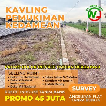 Tanah Kavling Murah Sekitar Surabaya Kredit Kavling Syarat Mudah
