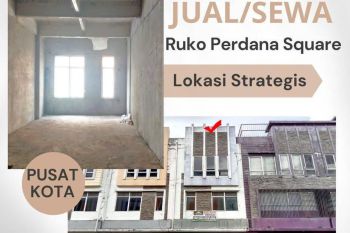 Dijual Ruko Full Beton Harga Murah Perdana Square Pontianak Kota