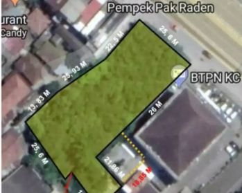 Dijual Cepat Lahan Siap Bangun Simpang Polda Jalan Sudirman Palembang