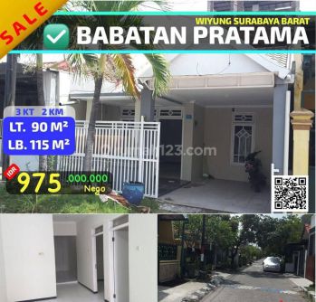 Rumah Babatan Pratama Surabaya Harga Murah Rik.ya028