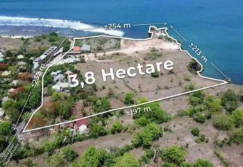 loss tebing pantai Balangan Pecatu!! 3.8 hektar tanah di jual
