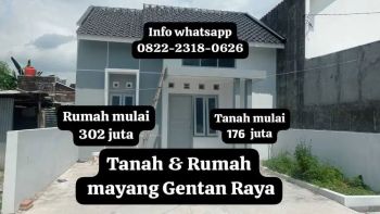 Rumah Solo Rumah Gentan Solo Rumah Mayang Gentan Tanah Solo Gentan
