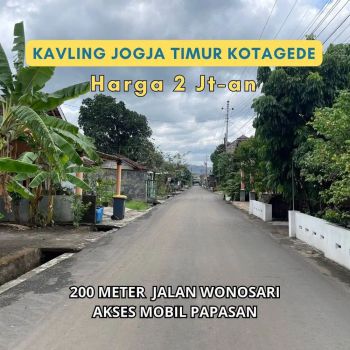 STRATEGIS di JL. WONOSARI: Tanah Jogja, Akses Mobil Papasan