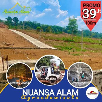 JUAL TANAH KAVLING VIEW PEGUNUNGAN DI BOGOR TIMUR KABUPATEN