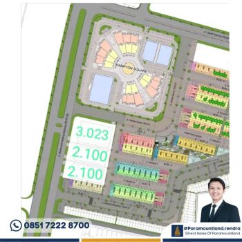 Kavling komersil Kotak Di Jalan Utama Garing Serpong Samping Mall BSD