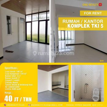 Disewakan Rumah di TKI 5 Bisa untuk Kantor