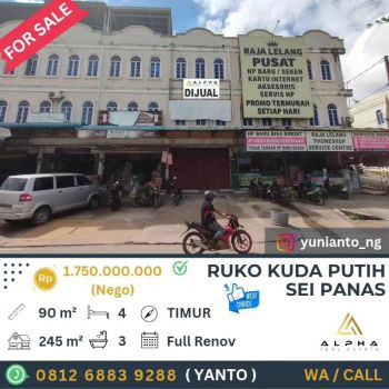 Dijual Murah Ruko 3 Lantai Kuda Putih - Sei Panas, Bengkong Indah
