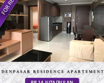 Disewakan Apartement Denpasar Residence 2BR Full Furnished Tower Ubud