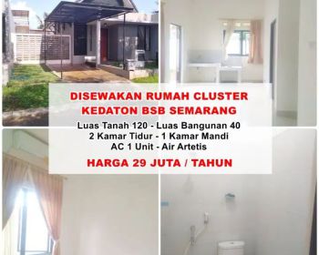 Sewa rumah di Kedaton BSB ngaliyan mijen