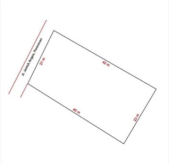 Jual Tanah Luas 9are di Jl Jatuk Angsa Pereranan Zona kuning