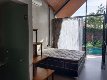 Villa disewakan harian ala glamping di Sentul City