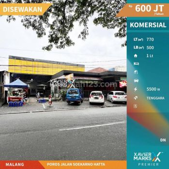 Ruang Usaha Poros Jalan Soekarno Hatta Malang