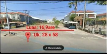 Dijual Tanah Jalan Utama MAHENDRADATTA