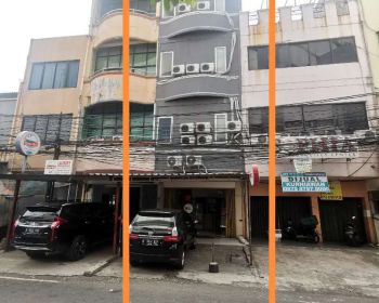 Lelang Bank Ruko Bekas RedDoorz di Pasar Baru Jakarta Barat