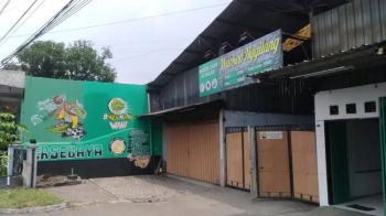 Gudang + Rumah Tinggal Cocok buat Usaha Nol jalan Raya Provinsi
