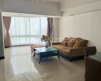 Apartemen Taman Anggrek, 2 BR Luas 80m2, Furnish View City