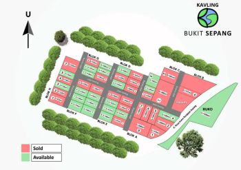 Tanah Kavling Bukit Sepang Serang