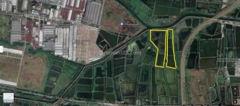 Tanah industri di segor di Segoro tambak sawah sedati sidoarjo
