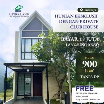CITRALAND SURABAYA BARAT, TERMURAH HANYA 900JUTAan.