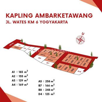 Layak Untuk Investasi, Tanah Gamping Sleman Dekat Gerbang Toll