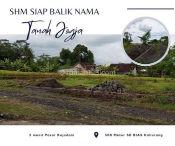 500 Meter Sd Bias Kaliurang, Tanah Jogja, SHM Siap Balik Nama