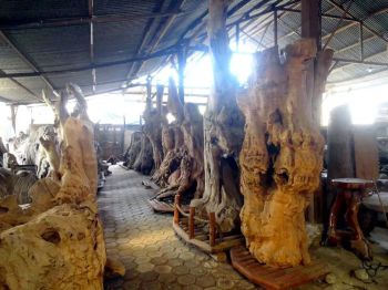 SHOWROOM WORKSHOP tms Aset n Usahanya di Sentra Ukir Mulyoharjo Jepara