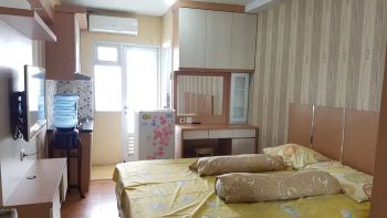 Di sewakan apartemen gading nias tower chrysant lt.10, studio furnish