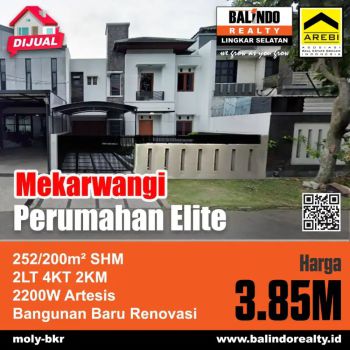 Dijual Rumah Baru Siap Huni Di Komplek Mekarwangi