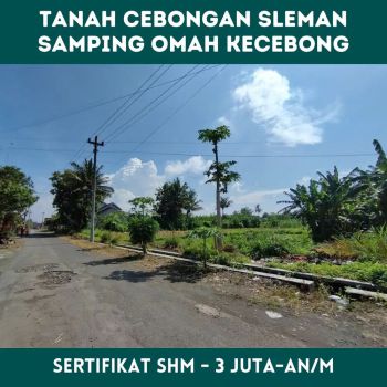 Tanah Sleman Cebongan Dekat Pasar Cebongan Sertifikat SHM