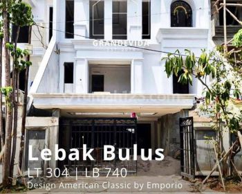 Dijual Rumah Lebak Bulus Brand New American Classic