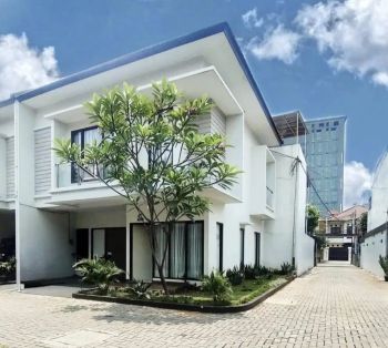 IF08 Rumah Baru Hoek Furnished di Townhouse Kebagusan Jakarta Selatan