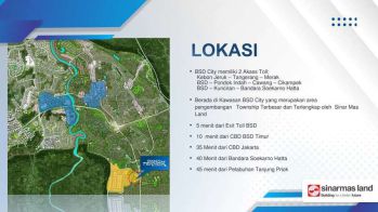 Gudang Taman Tekno X ROW Jalan Luas di BSD City