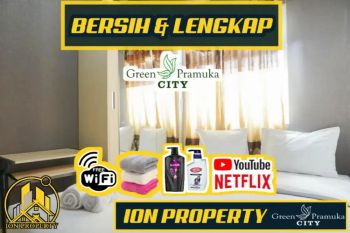 ION PROPERTY GREEN PRAMUKA CITY, SEWA UNIT BERSIH DAN LENGKAP
