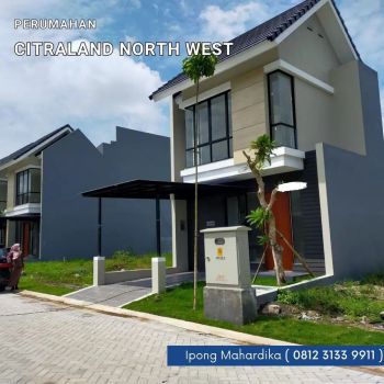 Rumah Citraland North West Central Surabaya, Cantik Siap Huni