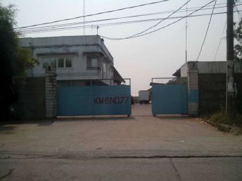Pabrik Luas 4300 m2 Gudang & Kantor di Jln Raya Legok Tangerang