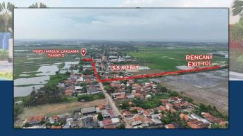 Tanah 1.150 m² di Laksana Business Park