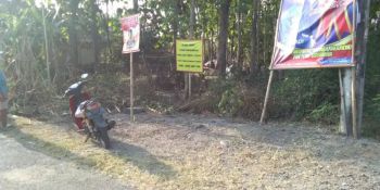 Di jual tanah 400 meter di daerah sleman.air bagus full jati