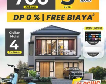 Rumah 2 Lantai 3 Jutaan di Pemda Bogor