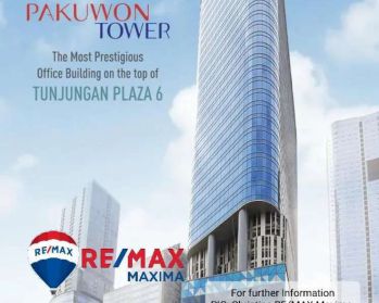 DI SEWA premium office space di Pakuwon Tower Surabaya