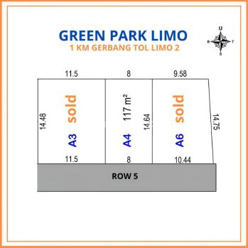 Dekat Gerbang Tol Sawangan Sertifikat Hak Milik