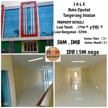 Sale Ruko Ciputat Tangerang Selatan
