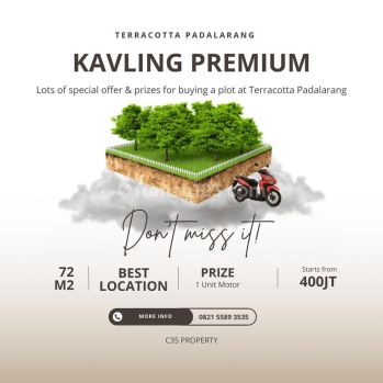 Kavling di Dlm Cluster Lokasi Strategis Dkt Stasiun Kereta Cepat