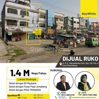 Ruko Strategis di Palembang