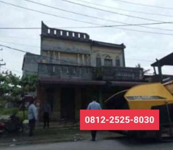Ruko murah luas tepi jl raya di pantai cermin serdang bedagai