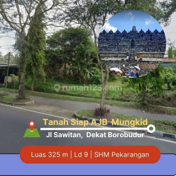 Tepi Jalan Blondo borobudur, Tanah Magelang, Luas 300 an M2