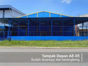 Gudang dikawasan Industri Deltamas Greenland Luas 972 Rp. 380 Jt/Tahun