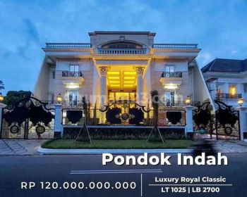 Rumah dijual Mewah di Pondok Indah Jakarta Selatan