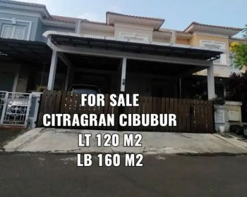 TURUN HARGA. For Sale. Citragran Cibubur
