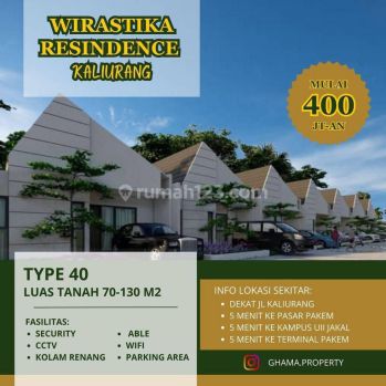 Rumah Proses Bangun Di Jl Kaliurang Harga 400 Juta an Shm imb
